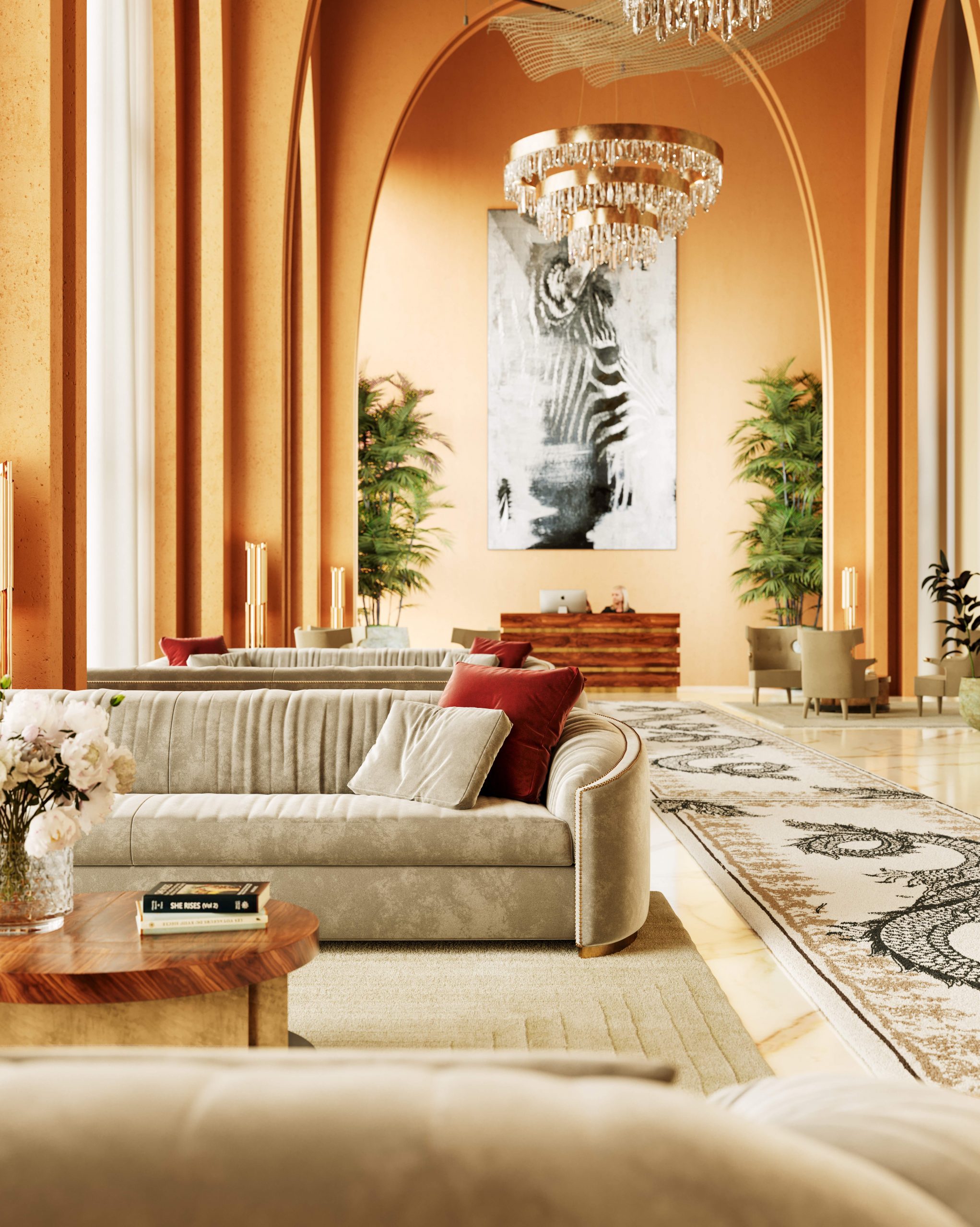 Redefining Hotel Lobby Luxury with Rug'Society and BRABBU