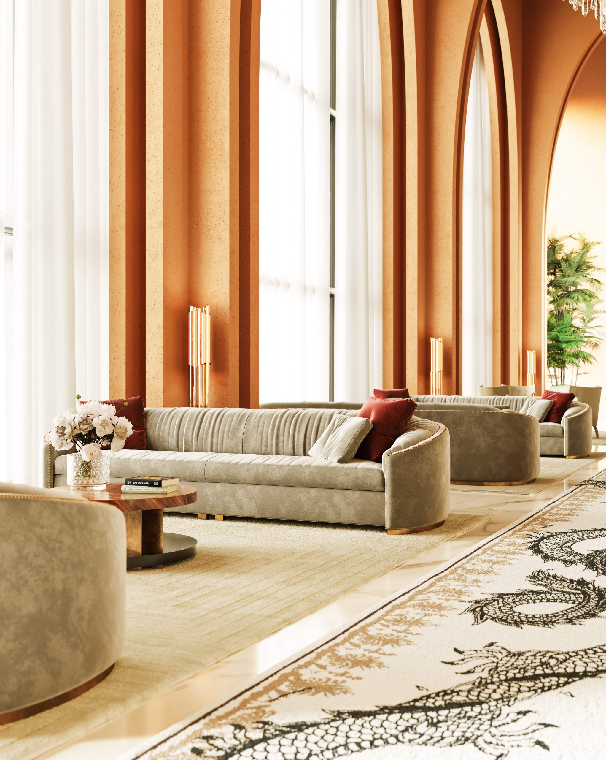 Redefining Hotel Lobby Luxury with Rug'Society and BRABBU